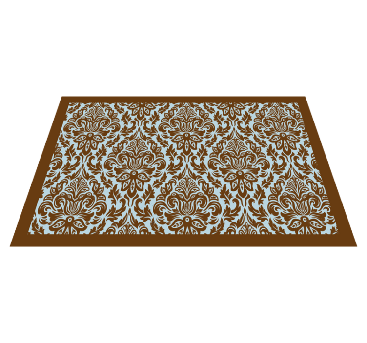 Placemat with detailed floral design - TenStickers