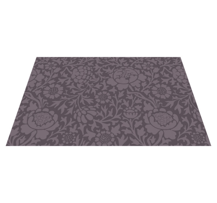 Botanical motif texture placemat - TenStickers