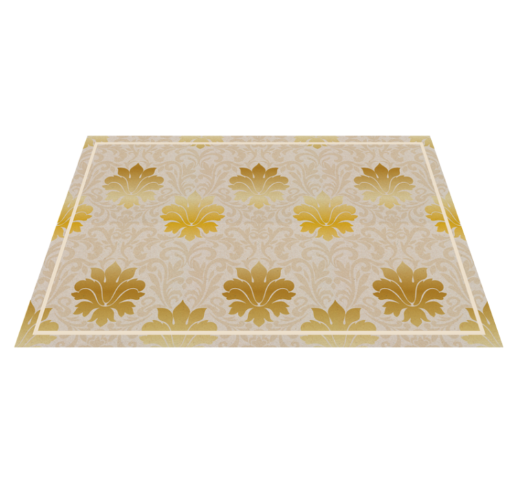 Elegant floral background placemat - TenStickers