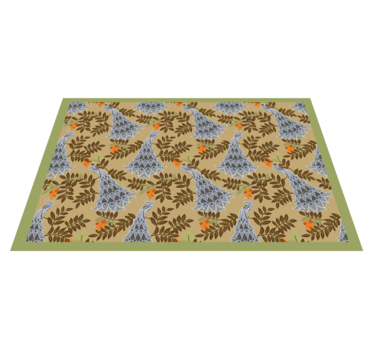 Personalisable placemats floral motif table decor - TenStickers