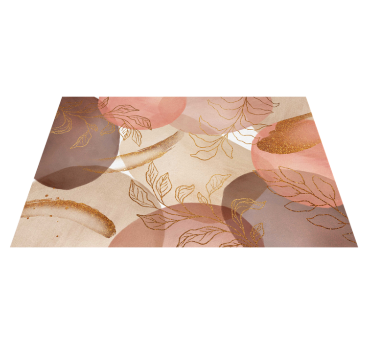 Placemat with elegant leaf designs - TenStickers