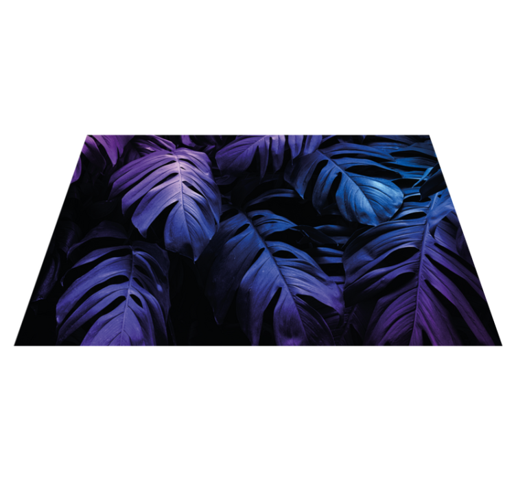 Vibrant Leaf Patterns placemat - TenStickers