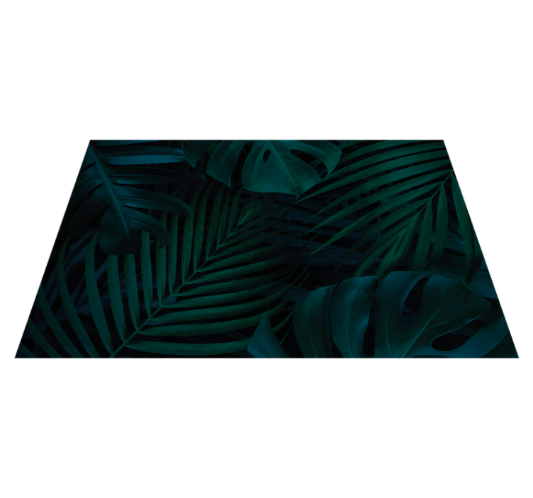 Tropical leaf appeal placemat - TenStickers