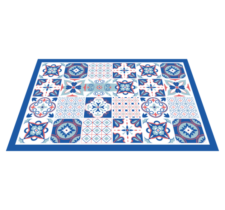 Placemat with detailed tile design - TenStickers