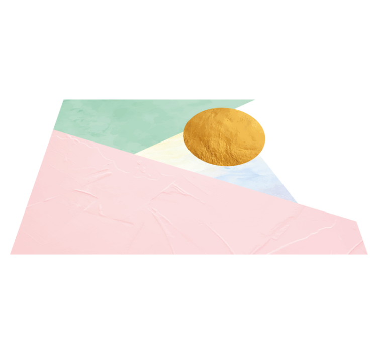 Modern placemats with textured geometric patterns - TenStickers