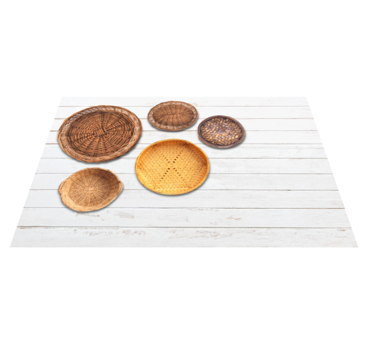 Original placemats woven basket collection - TenStickers