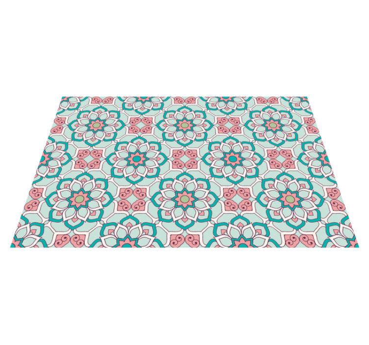 Original placemats floral illustration design - TenStickers