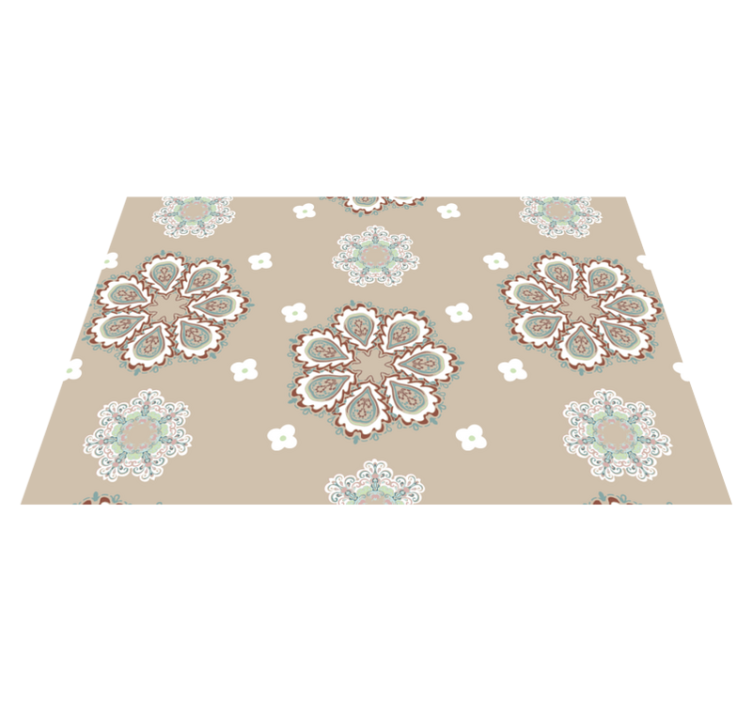 Placemat with elegant floral patterns - TenStickers