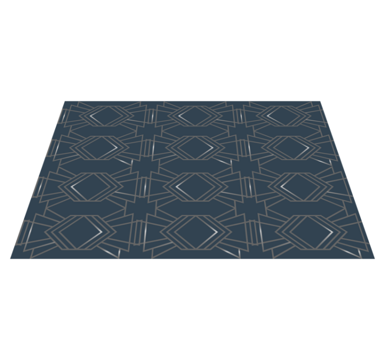 Modern placemats with elegant geometric design - TenStickers