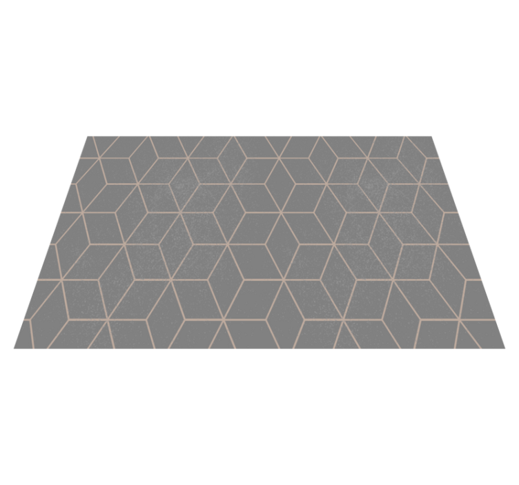 Placemat with hexagonal pattern surface - TenStickers