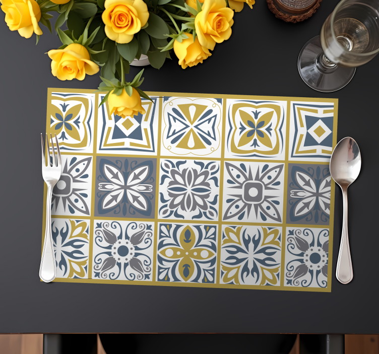 Classic vintage original placemats - TenStickers
