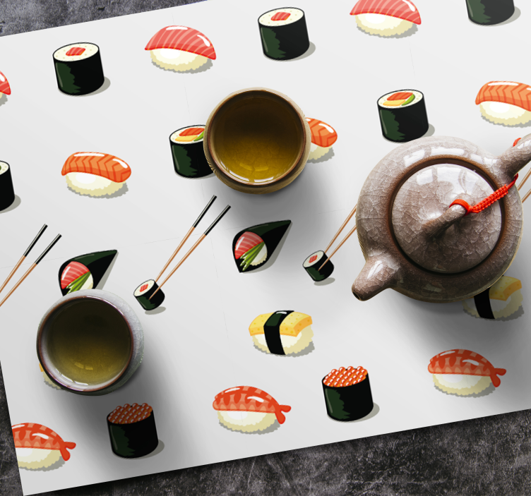 Sushi  pattern original placemats - TenStickers