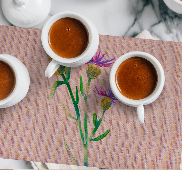 Woven thistle is a type of fabric made from cotton, wool, or synt - TenStickers