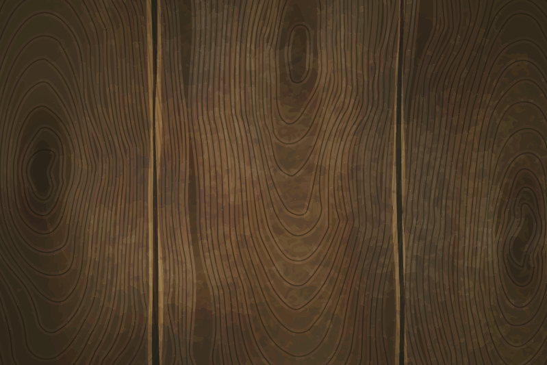 Natural wood pattern placemat - TenStickers