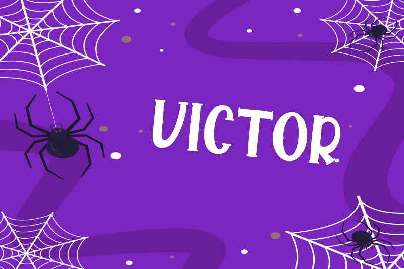 Halloween placemat spooky spider webs design - TenStickers