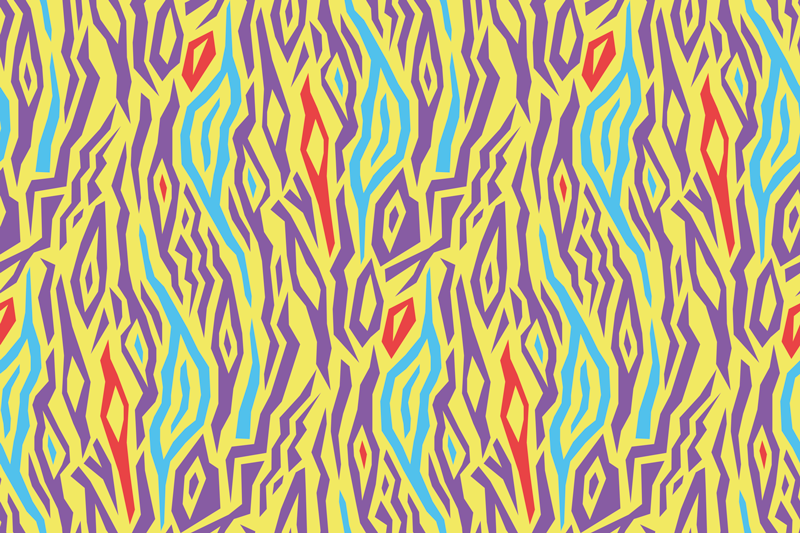 Vintage animal print zebra placemats - TenStickers