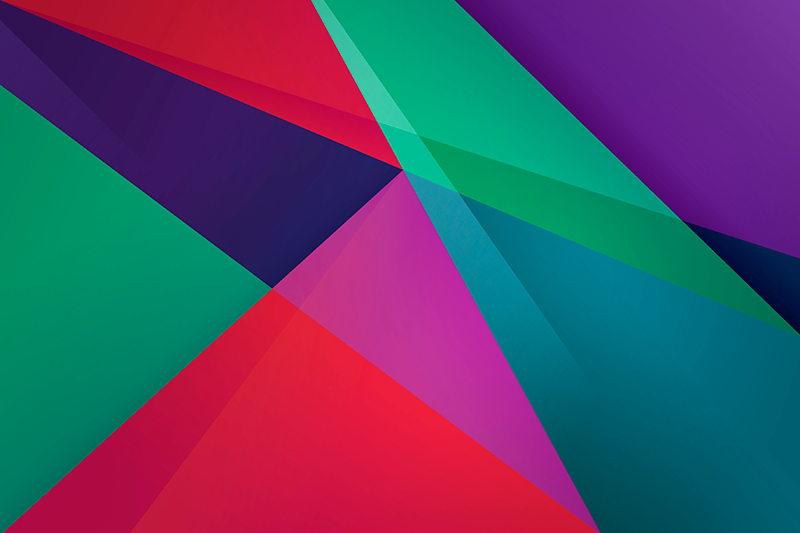 Modern placemats with geometric colorful design - TenStickers