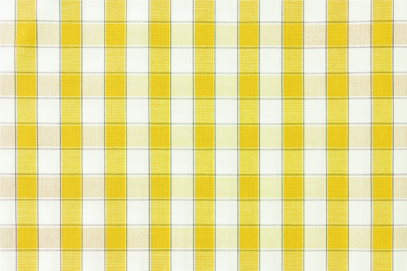 Yellow checkered pattern placemat - TenStickers