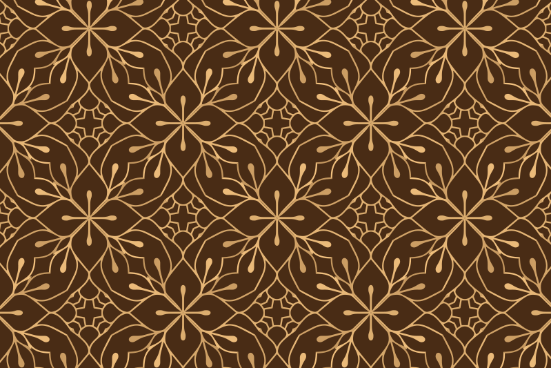 Graceful blossom placemat - TenStickers