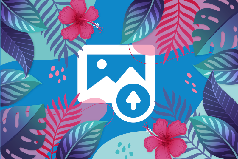 Original placemats colorful tropical leaves design - TenStickers