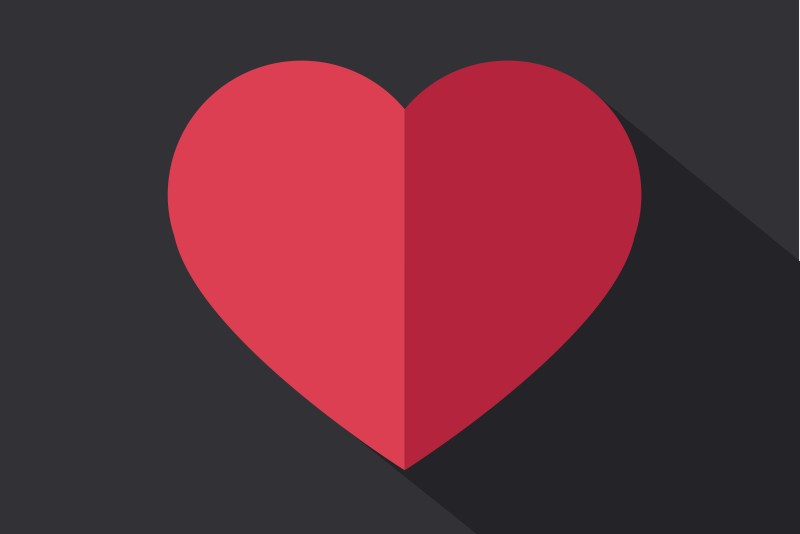 Original placemats with heart shaped design - TenStickers