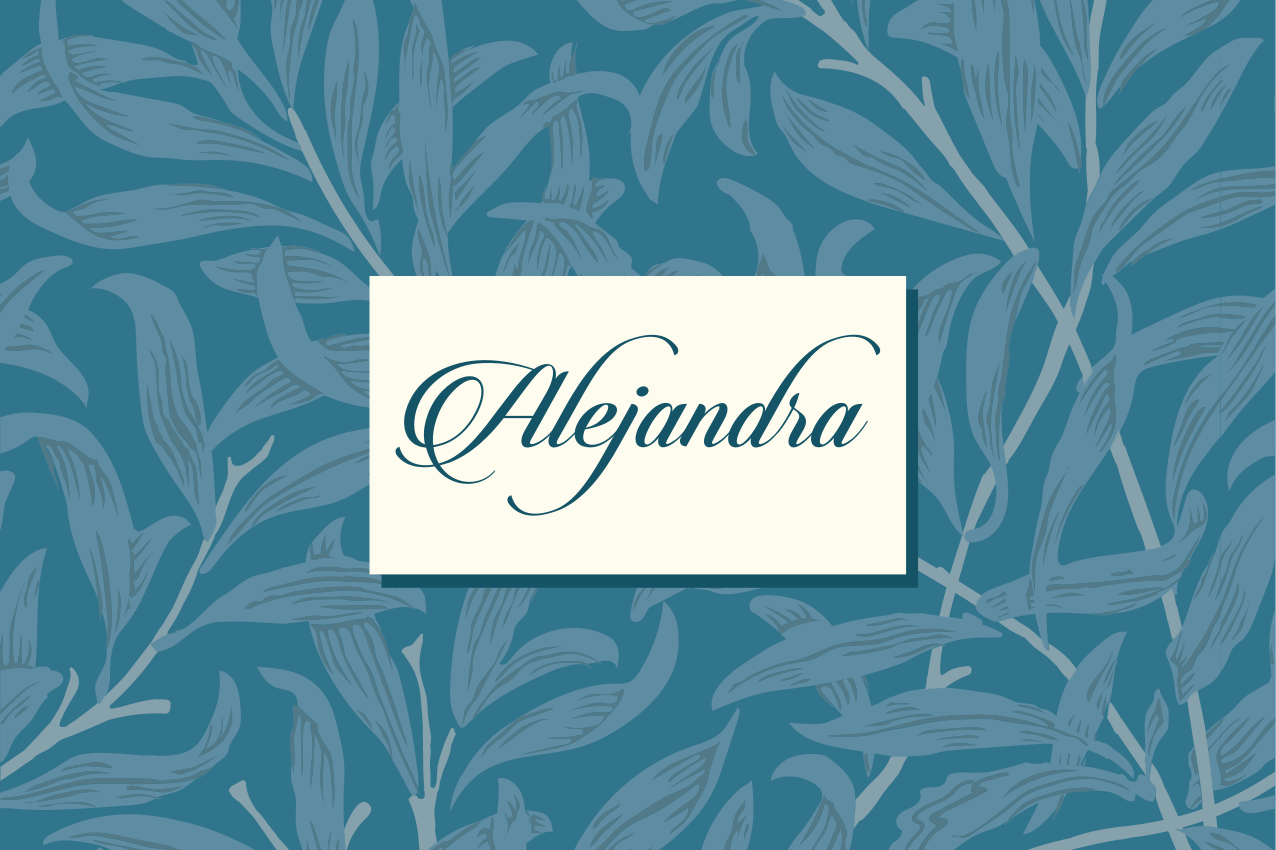 Personalisable placemats with elegant leaf design - TenStickers