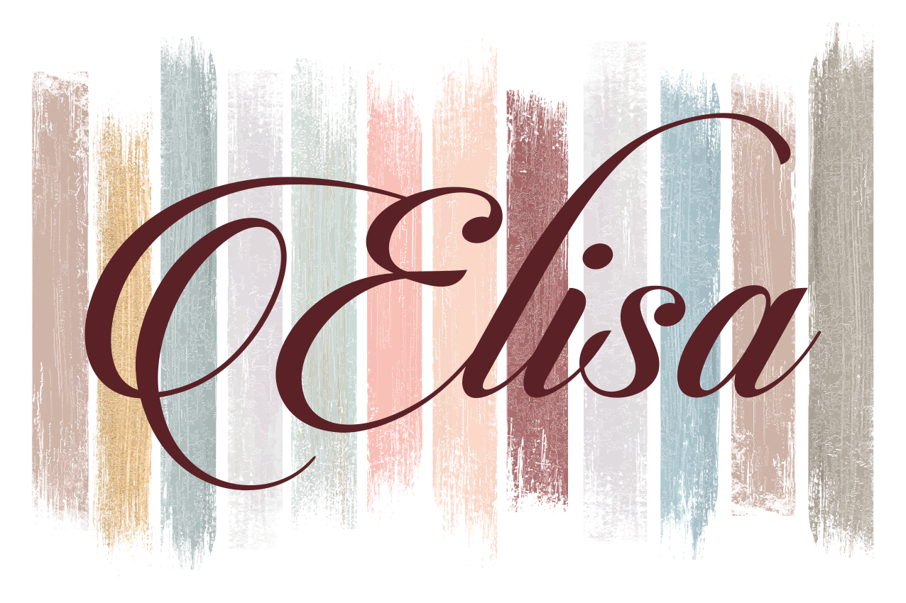 Earth tone paint brush original placemats - TenStickers