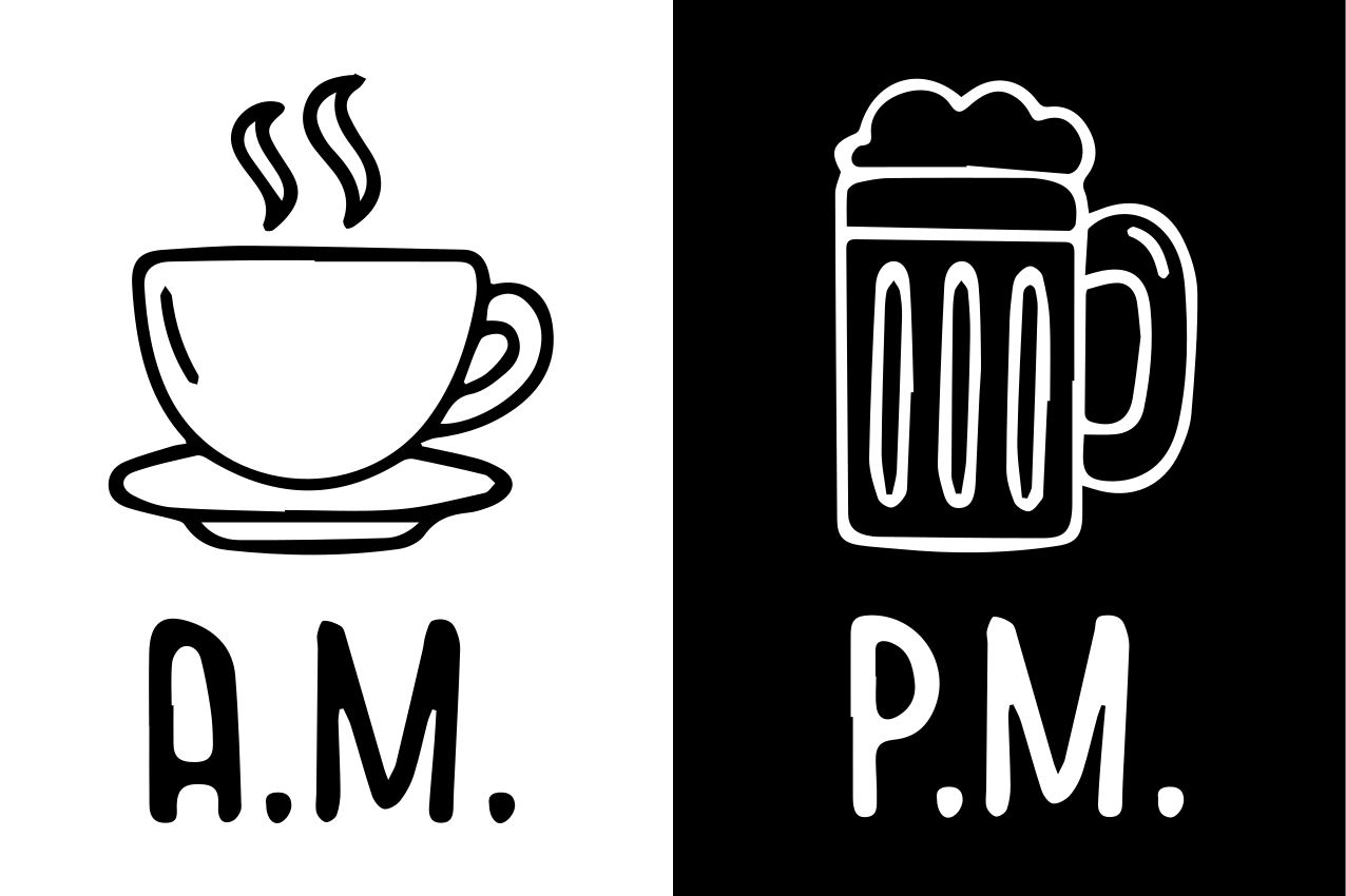 Coffee and beer restaurant placemats - TenStickers