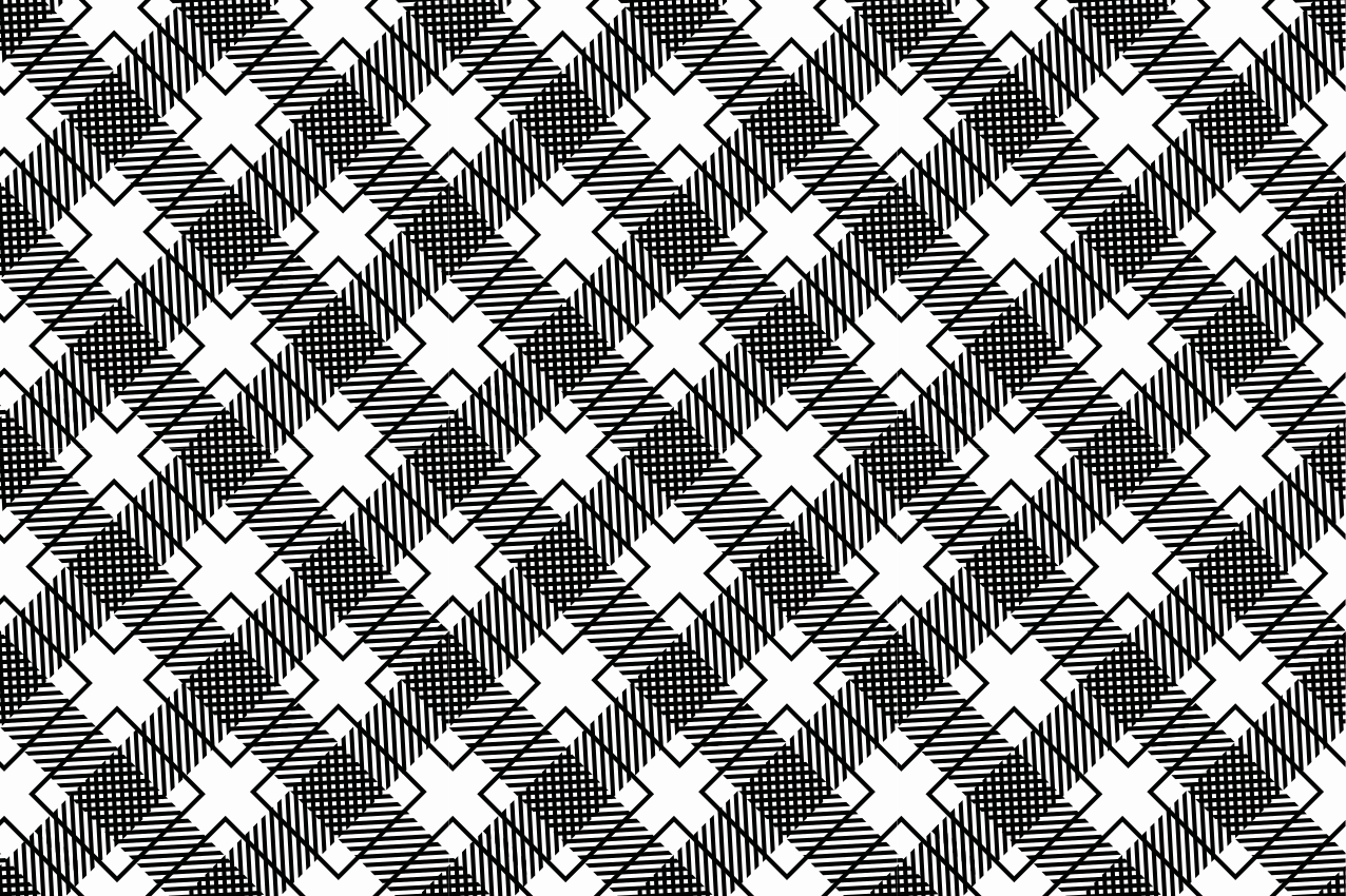 Placemat with geometric textured surface - TenStickers