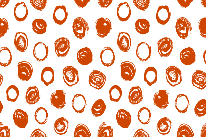 Placemat with circular brushstroke design - TenStickers