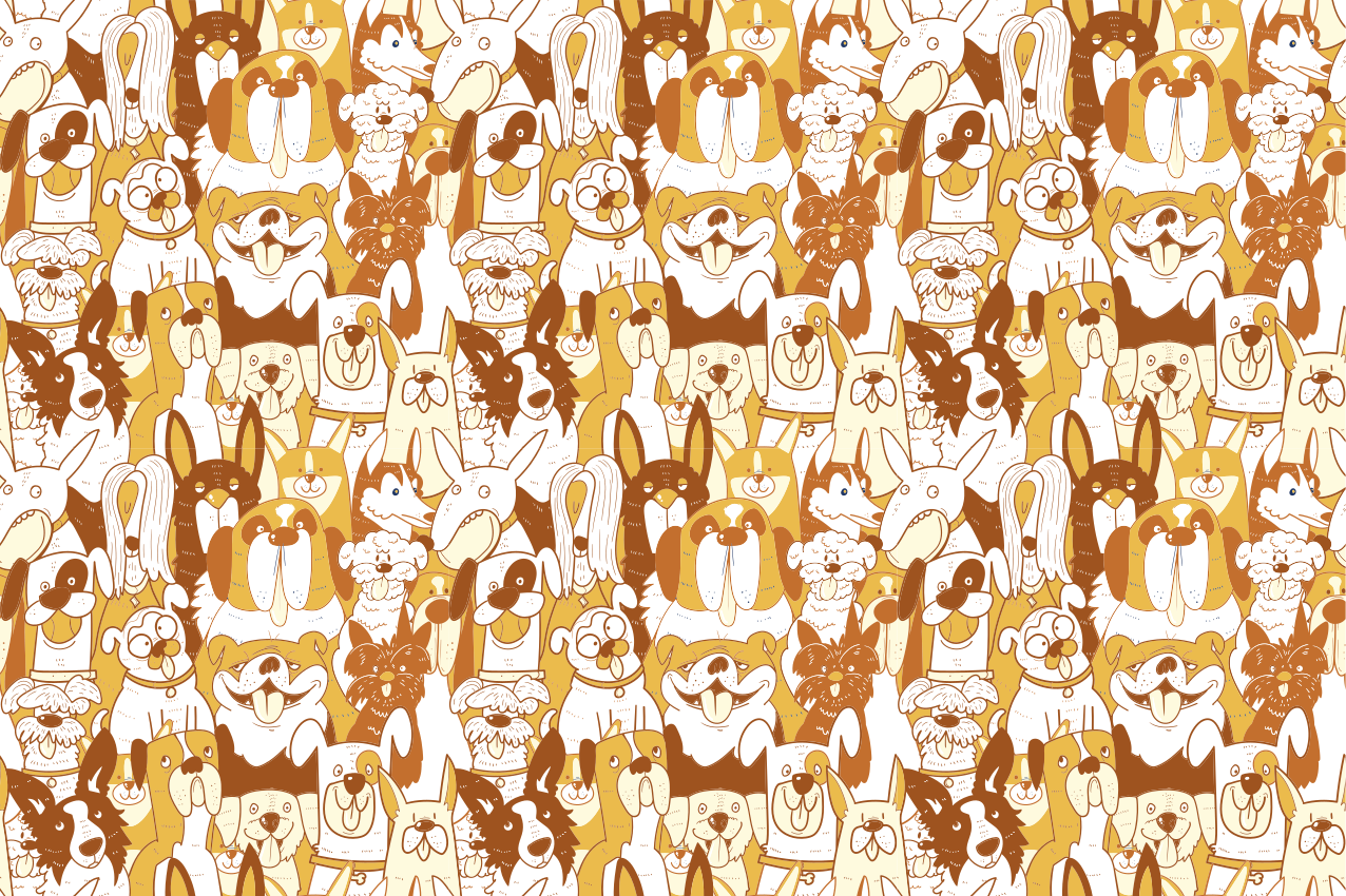 Children placemats playful animal design - TenStickers