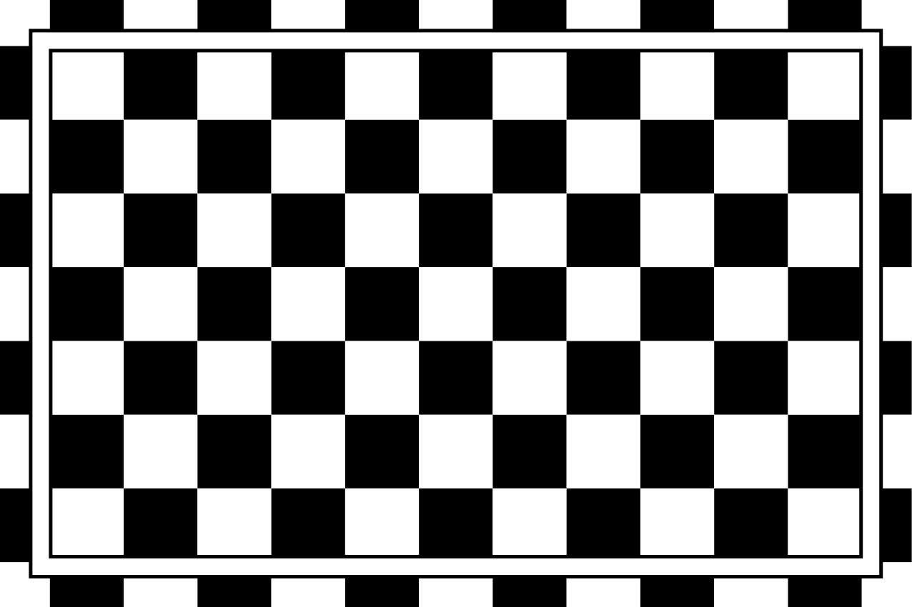 Chess board original placemats - TenStickers