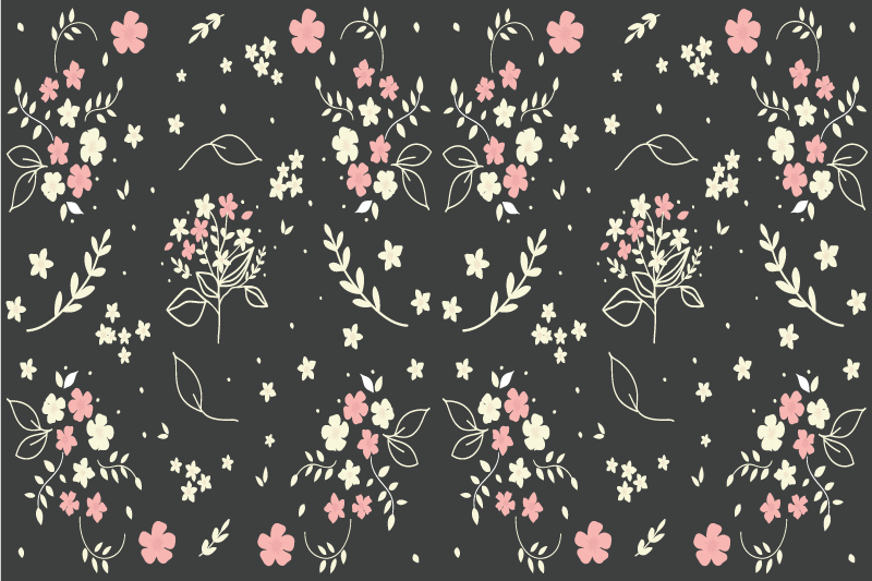 Original placemats with blooming element surface - TenStickers