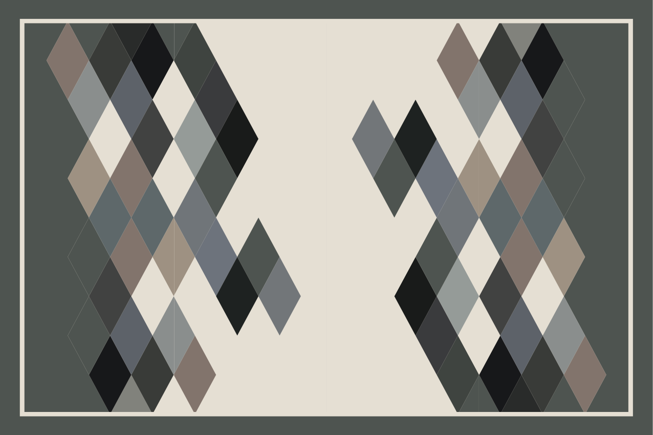 Geometric Pattern Surface modern placemats - TenStickers