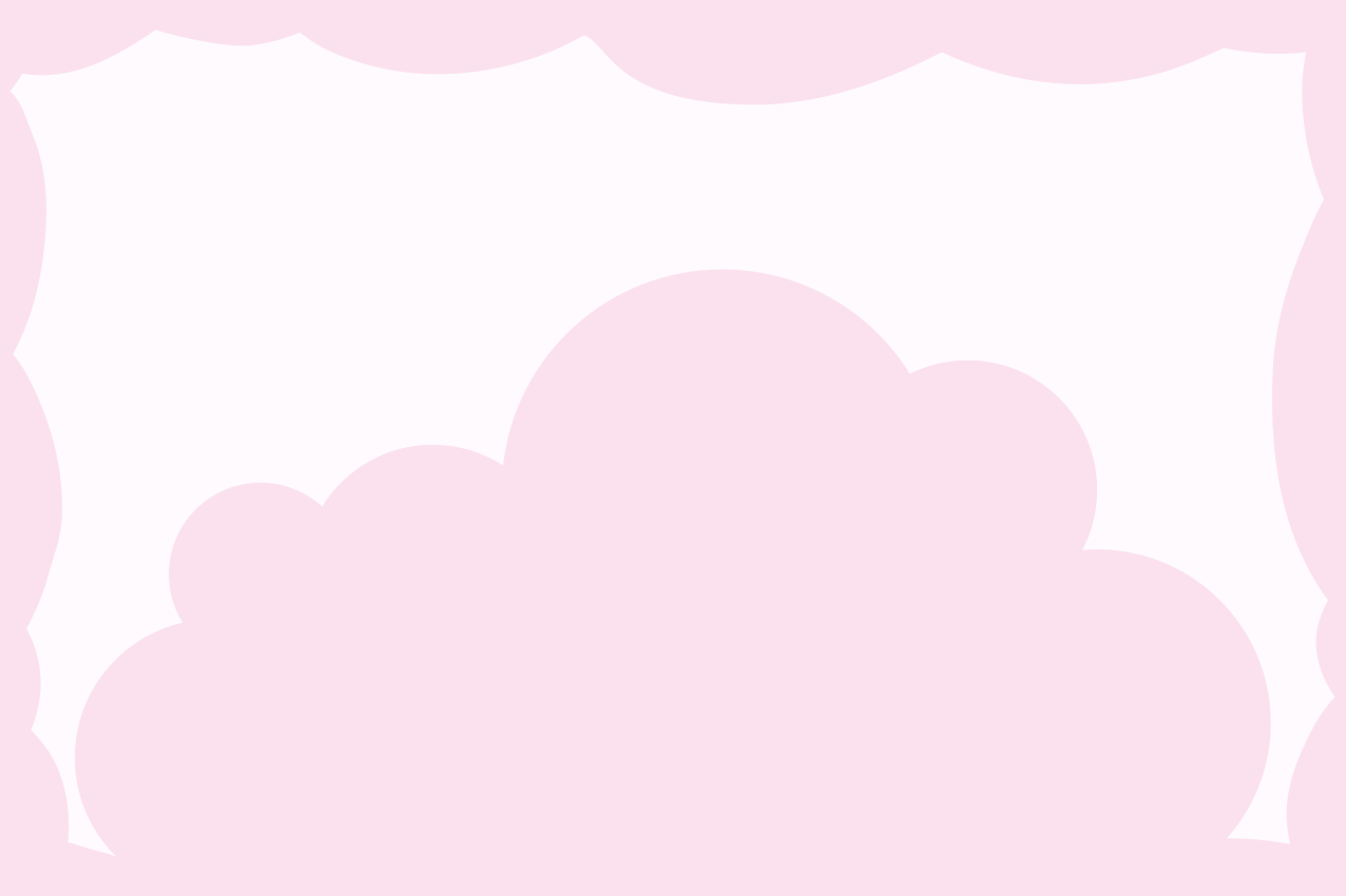 Children placemats cloud-themed design - TenStickers