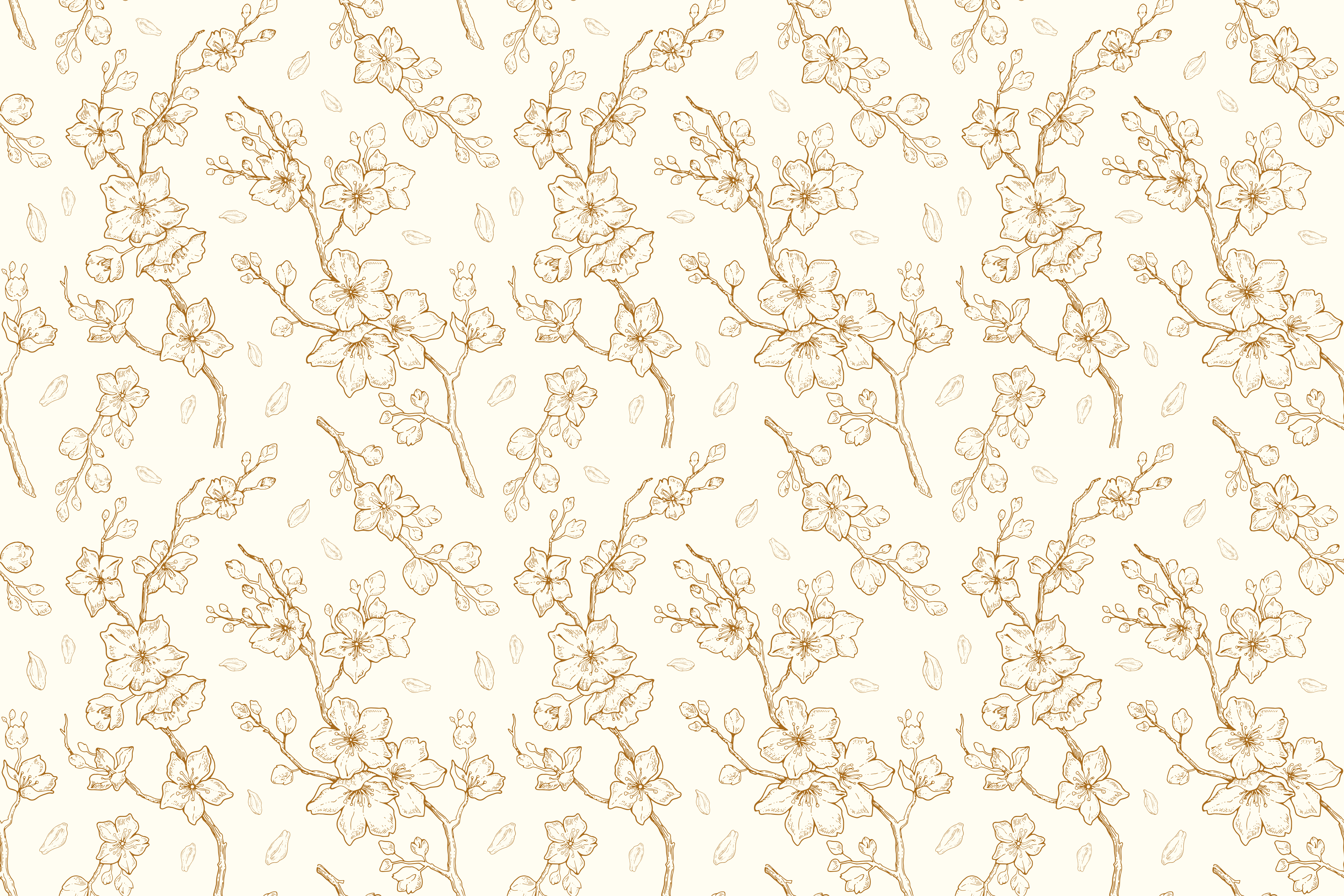 Floral motif sophistication placemat - TenStickers