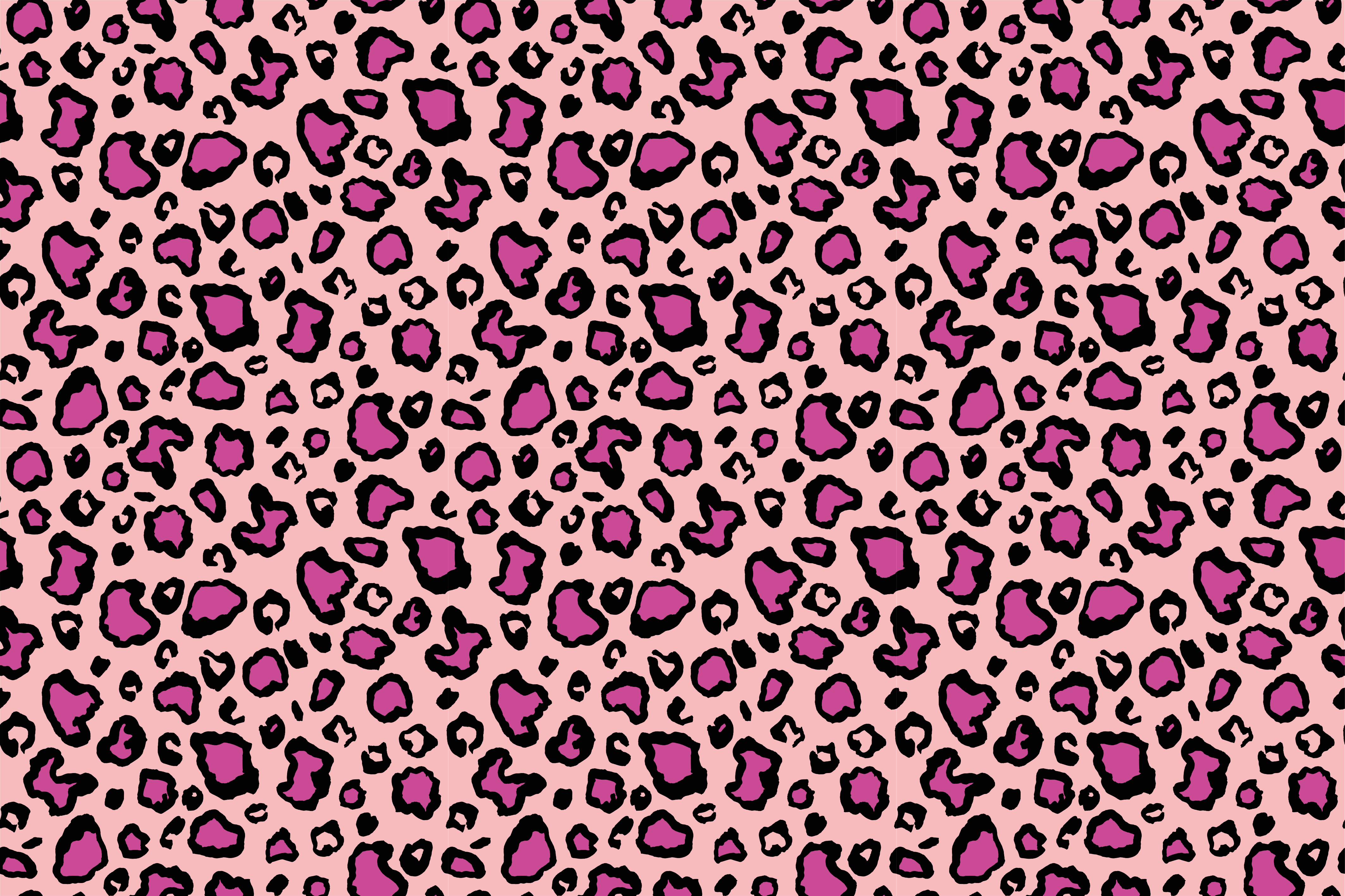 Original placemats pink leopard print design - TenStickers