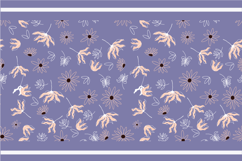 Floral patterned placemat - TenStickers