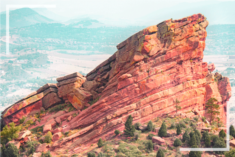 Modern placemats majestic rock formation design - TenStickers