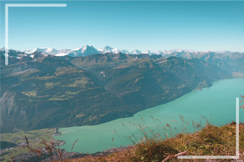 Snowy mountains original placemats - TenStickers