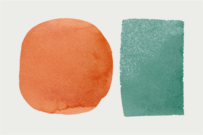 Dot and square minimalist original placemats - TenStickers