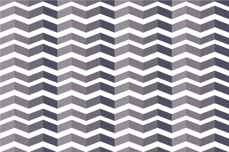 Chevron pattern design placemat - TenStickers