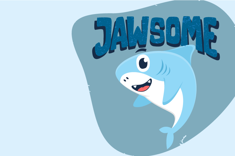 Jawsome design sea creatures children placemats - TenStickers