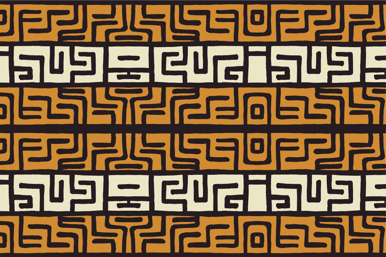 Placemat with abstract patterned surface - TenStickers