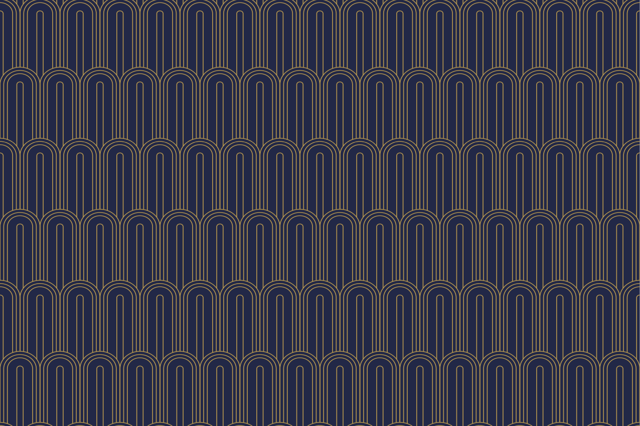 Modern placemats with elegant curved lines - TenStickers