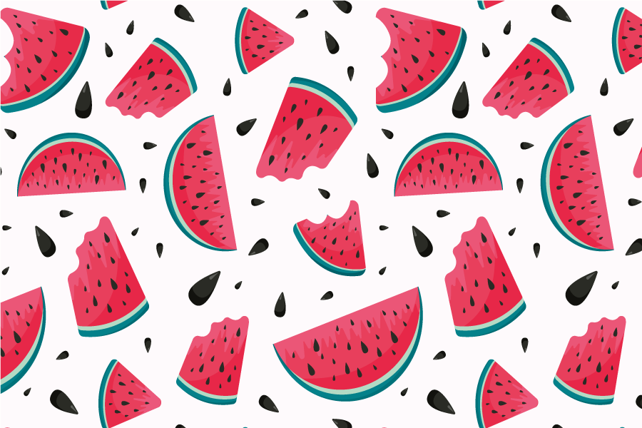 fresh pattern watermelon children placemats - TenStickers