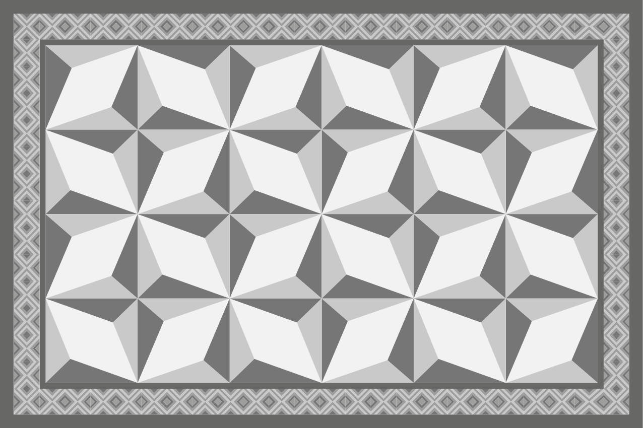 Placemat geometric element surface - TenStickers