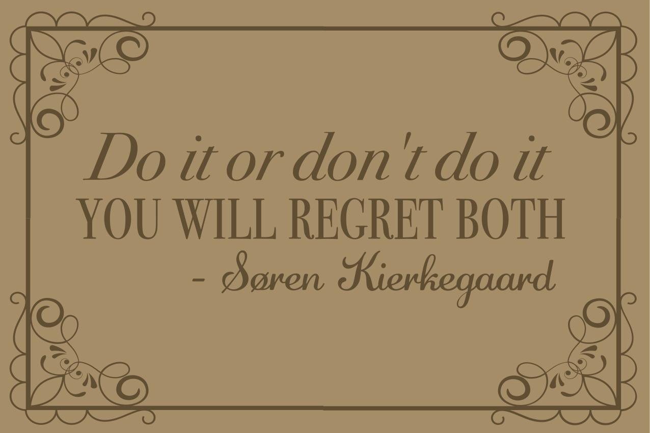 Placemat with quote inspirational reminder - TenStickers