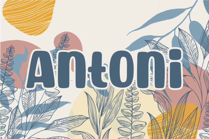 Original placemats with elegant name design - TenStickers