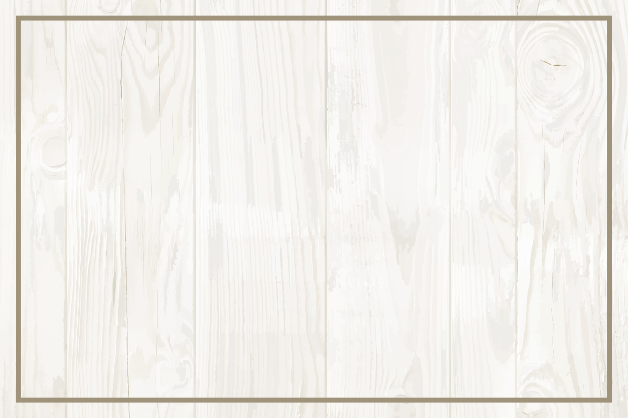 White wood rectangular placemats - TenStickers